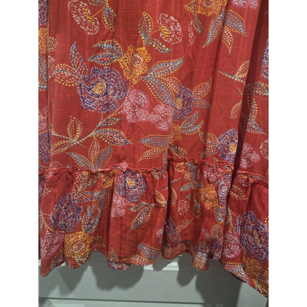 Johnny Was Women's Whimsical Hibiscus Pleated Yoke Dress Size XXL MSRP $270 - Picture 10 of 14